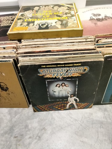 100 vintage vinyl records - 100,