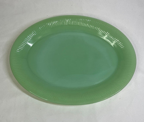 Fire king jadeite oval - king,
