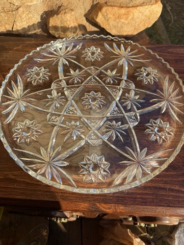 Vintage crystal cut glass - cut,